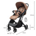 Sportovní kočárek Bimelo Baby Mix Ultra-light béžový 2025 Sportovní kočárek Bimelo Baby Mix Ultra-light béžový 2025
