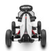 Dětská šlapací motokára Go-kart Baby Mix Speedster bílá