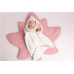 BAZÁREK Mušelínová hrací deka New Baby Maple Leaf pink