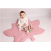 BAZÁREK Mušelínová hrací deka New Baby Maple Leaf pink