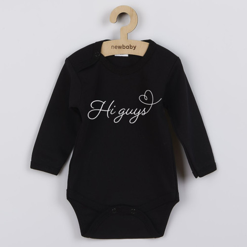 Dětské body s potiskem New Baby Hi guys Dětské body s potiskem New Baby Hi guys