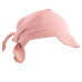 Dětský letní mušelínový šátek s kšiltem New Baby pink Dětský letní mušelínový šátek s kšiltem New Baby pink