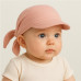 Dětský letní mušelínový šátek s kšiltem New Baby pink Dětský letní mušelínový šátek s kšiltem New Baby pink