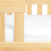 Dětská postel domeček se zábradlím a roštem New Baby CASTELLO 160x80 cm přírodní Dětská postel domeček se zábradlím a roštem New Baby CASTELLO 160x80 cm přírodní