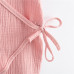 Kojenecký mušelínový overal New Baby pink