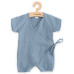 Kojenecký letní mušelínový overal New Baby blue Kojenecký letní mušelínový overal New Baby blue