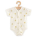 Kojenecké celorozepínací body s krátkým rukávem z organické bavlny New Baby Olivy