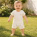 Kojenecký letní overal z organické bavlny New Baby Olivy Kojenecký letní overal z organické bavlny New Baby Olivy