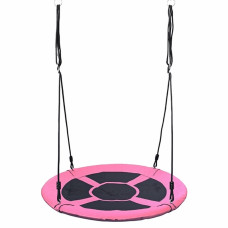 Houpací kruh čapí hnízdo 100 cm Baby Mix růžový