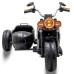 Dětská elektrická motorka SideCar Baby Mix černá