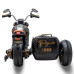 Dětská elektrická motorka SideCar Baby Mix černá