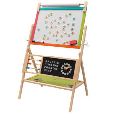 Dřevěná tabule pro děti 2v1 Montessori Baby Mix