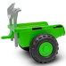 Dětské odrážedlo traktor s vlečkou Benny Baby Mix zelený
