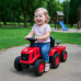 Dětské odrážedlo traktor s vlečkou Benny Baby Mix červený