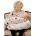 Univerzální kojící polštář ve tvaru C New Baby cappuccino 285 x16