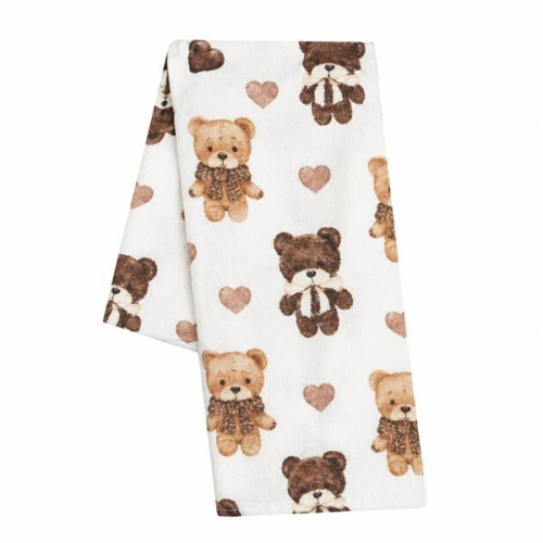 Bavlněná plena s potiskem New Baby bears with heart Bavlněná plena s potiskem New Baby bears with heart
