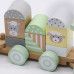 Dřevěný vláček s kostkami Baby Mix Baby Mix