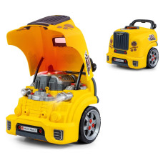 Realistický model přední části auta s otevírací kapotou Milly Mally N-GINE yellow