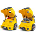 Realistický model přední části auta s otevírací kapotou Milly Mally N-GINE yellow