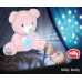 Plyšový usínáček medvídek s projektorem Milly Mally Bear pink
