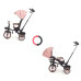 Luxusní dětská tříkolka s osvětlením Milly Mally Twinkle pink