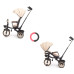 Luxusní dětská tříkolka s osvětlením Milly Mally Twinkle beige