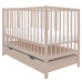 Dětská postýlka se šuplíkem New Baby BASIC kašmírová