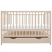 Dětská postýlka se šuplíkem New Baby BASIC kašmírová