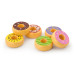 Dětská dřevěná hračka Viga sada 6 dřevěných donutů