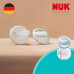 Dudlík NUK Perfect Match 0-6m 2 ks beige/red