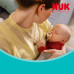 Dudlík NUK Perfect Match 0-6m 2 ks beige/red