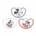 Dudlík NUK Perfect Match Air Disney Mickey Mouse 0-6 měsíců red