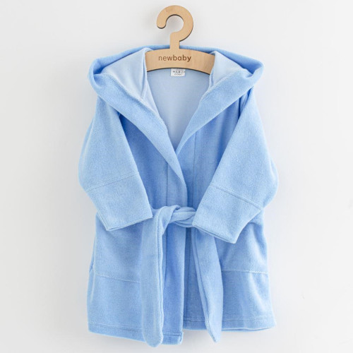 Dětský froté župan New Baby blue Dětský froté župan New Baby blue