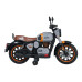 Dětská elektrická motorka Baby Mix Rider šedá