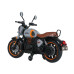 Dětská elektrická motorka Baby Mix Rider šedá