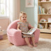Dětské křeslo s boční kapsou New Baby Teddy pink