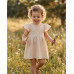 Kojenecké mušelínové šaty New Baby beige