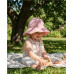 Kojenecký mušelínový klobouček New Baby pink