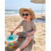 Kojenecká mušelínová košile s kraťasy New Baby linen