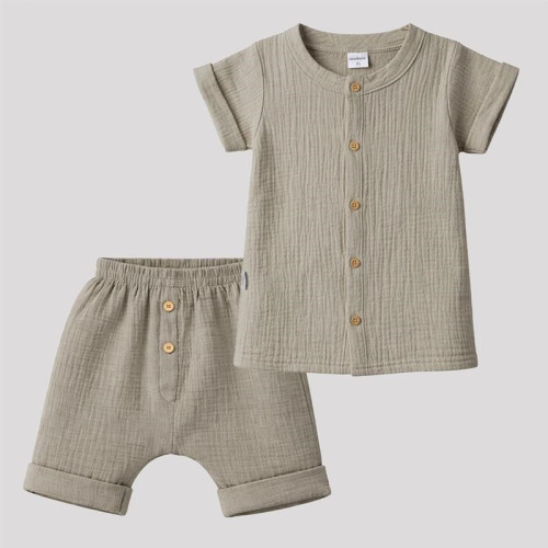 Kojenecká mušelínová košile s kraťasy New Baby linen Kojenecká mušelínová košile s kraťasy New Baby linen