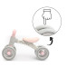 Dětské odrážedlo s LED světlem Milly Mally FLIXY pink