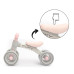 Dětské odrážedlo s LED světlem Milly Mally FLIXY pink