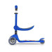 Tříkolová balanční koloběžka-scooter se sedátkem FUZZY Milly Mally blue