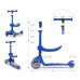 Tříkolová balanční koloběžka-scooter se sedátkem FUZZY Milly Mally blue