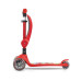 Tříkolová balanční koloběžka-scooter se sedátkem FUZZY Milly Mally red