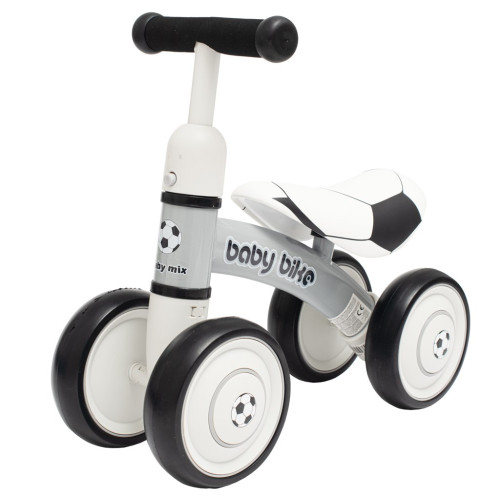 Dětské odrážedlo Baby Mix Baby Bike Černá bílá football (Zánovní) Dětské odrážedlo Baby Mix Baby Bike Černá bílá football (Zánovní)