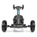 Elektrická motokára s dálkovým ovládáním a LED efekty GOKART BOLT Milly Mally black