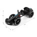 Elektrická motokára s dálkovým ovládáním a LED efekty GOKART BOLT Milly Mally black