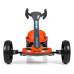 Elektrická motokára s dálkovým ovládáním a LED efekty GOKART BOLT Milly Mally red