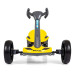 Elektrická motokára s dálkovým ovládáním a LED efekty GOKART BOLT Milly Mally yellow